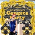 thumbnail image 4 of Ohgeecraft 90s Birthday Party Decors Aint Nothing But A Gangsta Party Backdrop 90s Throwback Balloon Garland Funny Hip Hop Rock Birthday Party Decor Bright Gold Balloons for Back to 90s Retro Party, 4 of 6