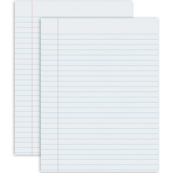 Pacon Wide Ruled Filler Paper 8.5" x 11" 500 Sheets/Pack 2/Bundle (PAC2401-2)