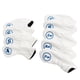 thumbnail image 5 of 9 capuchas de hierro de golf Pu capuchas de palos de golf impermeables, adecuadas para amantes del golf de mano izquierda y derecha blancas, 5 of 10