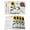 Gray, variant on Sunflowers Placemats Set of 4, Farmhouse Retro Pastoral Floral Wooden Grain Placemats for Dining Table, Place Mats for Kitchen Tabletop, Waterproof Wipeable Dining Table Mats Set