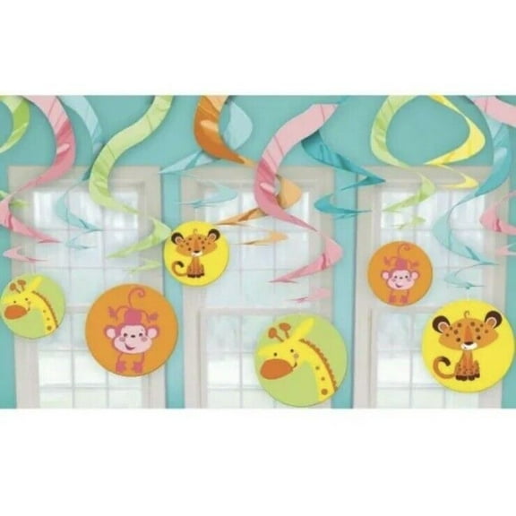 Fisher Price Baby Shower Swirl Decorations (Each)