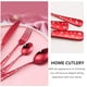 thumbnail image 5 of 1 set Subido de vajilla de acero inoxidable Cuchara de tenedor Cutter Set Cutterware (rojo), 5 of 5