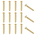 thumbnail image 1 of Tornillos de latón Uxcell, tornillos autoperforantes, cabeza plana de cruz, adecuados para bisagras de puertas, electrónica, muebles M3 x 25 mm 50, 1 of 6
