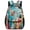 Color-3, variant on Colorful Cityscape Oxford Backpack Large Capacity Water Resistant Travel Bag