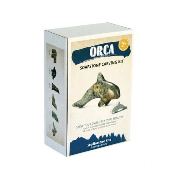 Studiostone Orca Soapstone Carving Kit