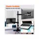 thumbnail image 3 of Soporte Dual De Monitor Y Laptop Para Escritorios Y Mesas Con Brazos Articulados Ajustables Monitor 15-33 Pulgadas, 3 of 8