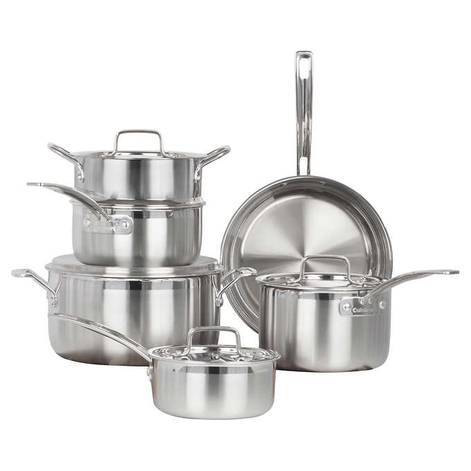 Cuisinart Multiclad Pro StainlessSteel 10pc Cookware Set Walmart Canada