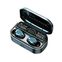Wireless Earbuds Bluetooth Headphones 80hrs Playback Ear Buds Power Display with Noise Canceling Mic Headsets for Sports/Workout/Running