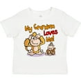 thumbnail image 3 of Inktastic My Grandma Loves Me Monkey Boys or Girls Toddler T-Shirt, 3 of 5