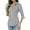 Black Stripes, variant on Women Work Shirts Button Down Three Quarter Sleeve Short Sleeve Office Blouses for Women