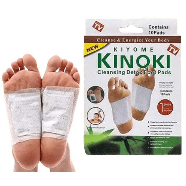 30 Parches Desintoxicantes Para Pies Kinoki (3 Cajas) Genérica Parches Desintoxicantes