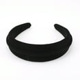 thumbnail image 5 of Unique Bargains 1 Pc Elegant Pure Color Headbands for Women Black, 5 of 6