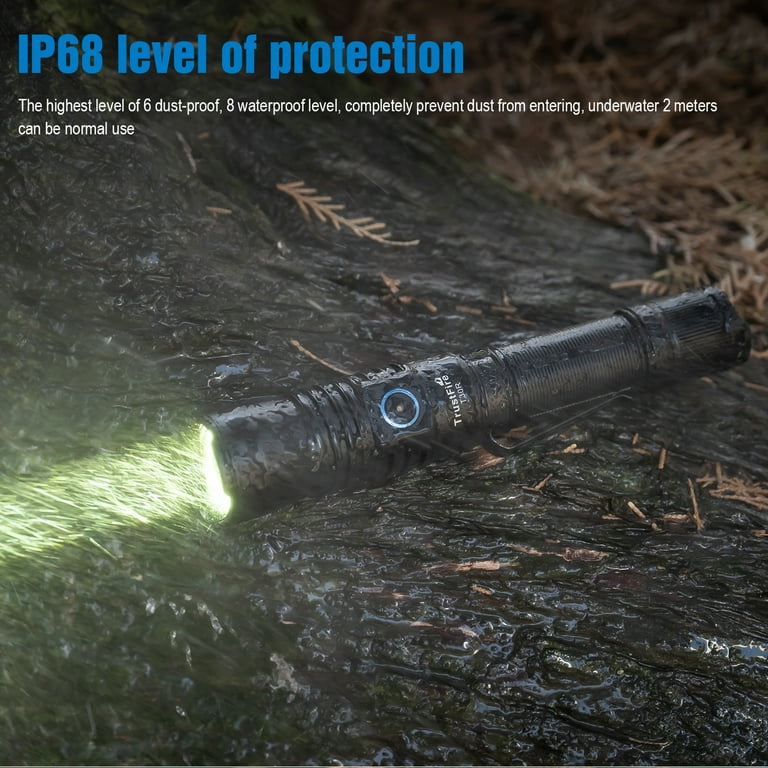 TrustFire T30R Tactical High Charger Flashlight, 460 Lumens, USB