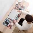 thumbnail image 3 of Long Mouse Pads for Desk,Pioneer Flower Floral Print Pattern Desk Mats on Top Of Desks, Desk Mouse Pad Extra Large with 3mm Non-Slip Base and Stitched Edge for Gaming,Office,Work,Home 31.5"x11.8", 3 of 6