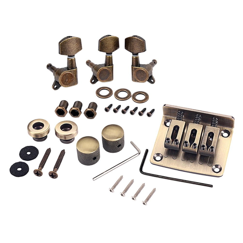 Guitar Bass Knob Bridge Parts Knobs Strap Electric Nut Control Acoustic