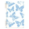 thumbnail image 7 of FORMRS 1-Subject Spiral Notebook 8" x 5" College Ruled 60 Refillable Sheet A5 Hard Cover, 2 Pack, Blue Butterfly, 7 of 7
