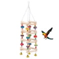 thumbnail image 1 of Columpio para pájaros, columpio de madera, poste de pie, loros, juguete para masticar, columpio para pájaros, máxima comodidad Jadeshay A, 1 of 8