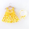 thumbnail image 5 of Ruyang Toddler Girls Sleeveless Dress Cotton Backless Flower Clothes Outwear UPF 50+ Sun Protection A Line Summer 𝐒undress, 5 of 8
