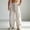 Khaki, variant on Mens Wide Leg Cargo Pants Sevevn Black Drawstring Elastic Waist Curved Seam Patch Pockets Side Pockets Baggy Woven Trousers for Streetwear Casual Daily Wear