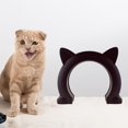 thumbnail image 4 of Puerta peatonal para gatos Salvador marrón con tornillos, 4 of 5