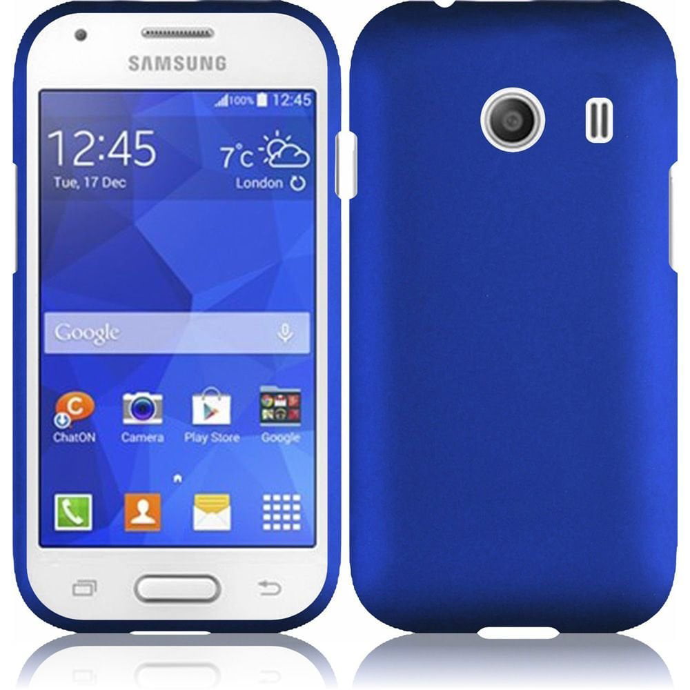 Onderling verbinden toekomst contact Hard Rubberized Case plus Stylus Pen & Opener for Samsung Galaxy Ace Style  S762C - Blue - Walmart.com