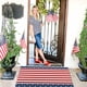 thumbnail image 5 of USA Flag Welcome Entry Mat Easy To Clean Front Porch Welcome Mats For Outdoor And Indoor Uses, 5 of 6