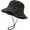 Retro Black, variant on Unisex Cotton Boonie Hat Summer Outdoor Packable Fishing Bucket Hat Beach Sun Hat with String for Women Men