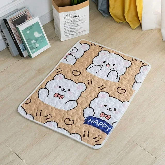 Tapis d'Urine pour Chien Réutilisable et Lavable pour Lit et Entraînement Tapis Absorbant pour Couches d'Animaux Quatre Saisons Tapis Essentiel pour Chien