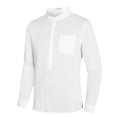 thumbnail image 3 of LVCBL Men's Henley Shirt Cotton Blend Love Sleeve Summer Grandad Collars Casual Beach White 2XL, 3 of 6
