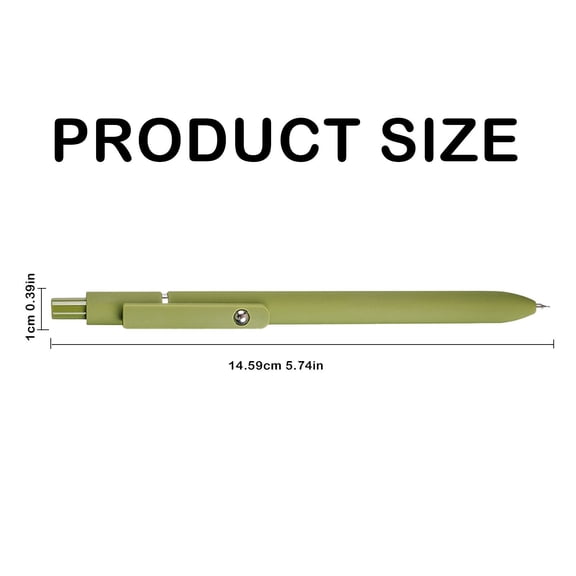 5PCS Gel Pens Quick Dry Ink Pens Fine Point 0.5mm Retractable Press Gel Pens Rolling Ball Black Ink Smooth Writing
