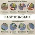 thumbnail image 5 of DeWitt Sunbelt Weed Barrier Fabric 3.2 oz, Heavy-Duty Ground Cover, 6x300 & 4x300 Feet, 5 of 11