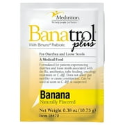 Banatrol Plus Banana Flavored Powder Oral Supplement, Prebiotic Fiber Digestive Support for Diarrhea and Loose Stool, 10.75 g Individual Packets, 21 Count
