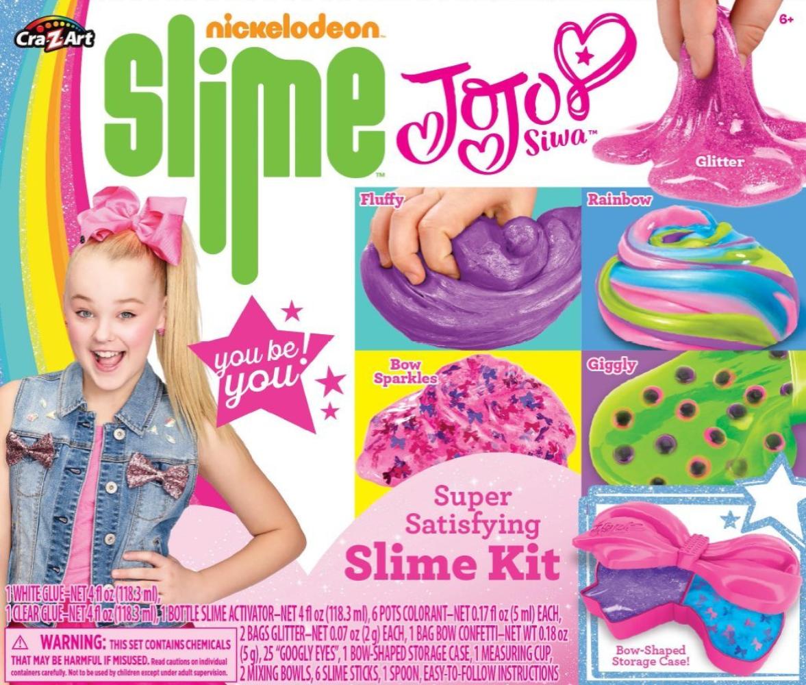 CraZArt Nickelodeon JoJo Siwa DIY Slime Kit, Make your