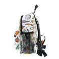 thumbnail image 4 of FORMRS Kids School Backpack with Front Zippered Pocket 12" Student Travel Daypack, Purple Vegetables Pattern, 4 of 6