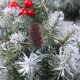 thumbnail image 4 of Adorno colgante navideño de piña de madera | Decoración navideña ligera e irrompible | Corona rústica de 10 x 5 x 3 cm | Ideal para árboles de Navidad, guirnaldas, fiestas y decoración del hogar, 4 of 6