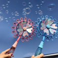 thumbnail image 4 of Soplador de pistola de burbujas para niños, juguete de molino de viento giratorio mágico, burbuja de jabón de boda, juguetes al aire libre para niñas y niños, regalo de cumpleaños, 4 of 4