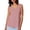 Light Pink, variant on Ladies' Casual Fashion Tank Top Spaghetti Strap Camisole V Neck Sleeveless Breathable Spring/Summer Wear Multiple Colors Top Women Beaded Neckline Shirt Bartender Tops for Women Women T Shirts