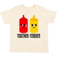 thumbnail image 3 of Inktastic Ketchup and Mustard Gift Boys or Girls Toddler T-Shirt, 3 of 5
