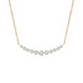 thumbnail image 1 of Angara Collier en Diamant Naturel - Collier Pendentif Rond Contemporain en Or Jaune 14K pour Femmes, 1 of 8
