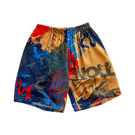 

Chenyuanyuan Boys Pants Prints Beach Kids Girls Bathing Suit Toddler Swim Shorts Swimming Pull On Trunks Swimsuit Swimwear Size 4-5 Years
