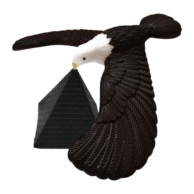 Juguete de equilibrio Pájaro Águila Baoblaze Con combinación de pirámide para niños y adultos negro