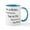 White/Blue Inside, variant on CafePress - Writer Mugs - 11 oz Ceramic Mug - Novelty Coffee Tea Cup