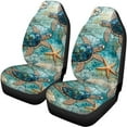 thumbnail image 5 of Pzuqiu Vintage Sea Turtle Automotive Seat Covers Car Accessories Easy to Install Washable Set Seat Protectors Universal Automotive Vehicle Seat Cover Universal Fit Most Sedans, 5 of 7