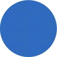 thumbnail image 1 of Ahgly Company Indoor Round Patterned Neon Blue Area Rugs, 7' Round, 1 of 6