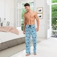 thumbnail image 6 of GZHJMY Shark Pajama Pants for Men, Lounge Pants Lightweight Men Pajama Bottoms with Drawstring Pockets, Christmas New Year Birthday Gifts, Medium, 6 of 6