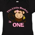 thumbnail image 4 of Inktastic Little Monkey Girl 1st Birthday Girls Baby Bodysuit, 4 of 5