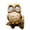 Brown, variant on nvzhuang Owl Garden Statue, Resin Sculpture Tree Stake Outdoor Decoration Solar Outdoor Light