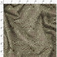 thumbnail image 3 of Soimoi Cotton Satin Spandex Green Fabric By the Yard - 54 Inch Wide - Ikat Fabric - Elegant and Traditional Patterns for Stylish Creations Printed Fabric, 3 of 6