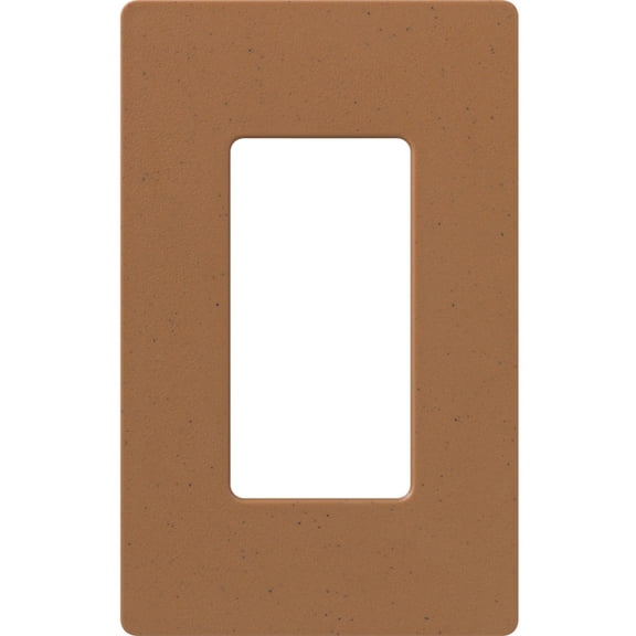 Lutron Claro Light Switch Cover Plate, 1 Gang Wallplate, CW-1-IV, Ivory