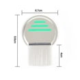 thumbnail image 2 of Lishi Shapely Stainless Steel Lice Comb - Set of 10, 2 of 5